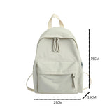 UAKISS  -   School Backpack Women Canvas Student Double Shoulder Bag Schoolbag For Teenager Girls Boy satchel Bolsa Para La Escuela