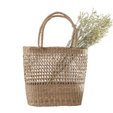 UAKISS  -   Handmade straw bags fashion all-match women handbags Seawave hollow women Shoulder bags