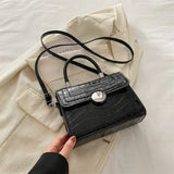 UAKISS  -  Crossbody Bag PU Korean Fashion Girl Coin Purse Solid Color Casual Small Square Bags Handbag Mini Purse Fanny Pack