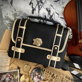 UAKISS  -  Vintage Women Ita Bags Fashion JK Uniform Students DIY Anime Badge Backpacks Subculture Crossbody Shoulder Bolso Mujer