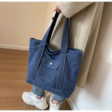 UAKISS  -  Casual All Match Solid Women Y2k Underarm Bag Japanese Simple Vintage Tote Bags Korean Grunge Shoulder Handbags High-capacity