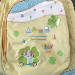 Uakiss Cute Cartoon Masyumaro Student Backpacks Casual High Capacity Bookbag Anime Cat Embroidery Kawaii Pencil Bag Girls Festival Gift