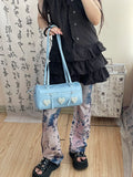 UAKISS  -  Niche Design Pearl Handbag Spicy Girl Single Shoulder Underarm Bag Korean Versatile Cylindrical Crossbody Bags