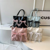 UAKISS  -  Sewing Thread Zipper PU Women's Tote Bags Fashion Shoulder Bags for Women 2024 Design High Quality Bolsas Para Mujeres