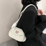 UAKISS  -  Fashion PU Leather Flap Underarm Bag Casual Women Shoulder Bags Travel Armpit Shopping Pouch Phone Pouch Handbag Clutch