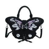 UAKISS  -  Y2k Gothic Shoulder Bag for Women Butterfly Black Aesthetic Handbag Hot Girl Fashion Harajuku Style Exquisite Crossbody Bag