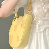 UAKISS  -  Contrast Color Patchwork Y2k Aesthetic Shoulder Bags Grunge Sweet Japanese Women's Handbags Casual Cute Fashion Underarm