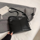 UAKISS  -  Small PU Leather Underarm Bags Lady Retro Hobo Shoulder Bag for Women 2024 Winter New Trends Y2K Crossbody Bag Handbags