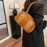 UAKISS  -  Faux Suede Retro Shoulder Bag for Women 2024 Winter Trend New Y2K Handbags Females Travel Luxury Fashion Tote Bags