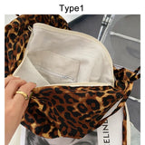 UAKISS  -  Animal Print Leopard Bag Women Ladies Bags Brand Large Capacity Shoulder Clutch Hobos Handbags Dumpling Tote Fashion Women's Bag