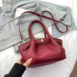 UAKISS  -  Small PU Leather Crossbody Bags Lady with Short Handle Shoulder Bag for Women 2024 New Designer Y2K Fashion Handbags