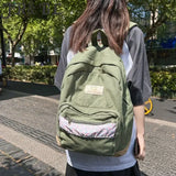 UAKISS  -  Washed Canvas Backpack New High School Student Backpacks