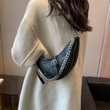 UAKISS  -  Stone Pattern Small PU Leather Shoulder Bag for Women 2025 Spring Trend New Y2K Design Handbags Females Crossbody Bags