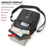 UAKISS  -  New Men's Cow Leather Crossbody Bag Man Shoulder Bag Casual Male Small Simple Bag For Men