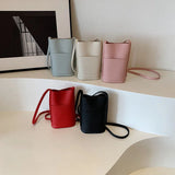 UAKISS  -  Mini PU Leather Crossbody Bags for Women 2024 Y2K Female Korean Fashion Lady Red Underarm Bag Handbags and Purses