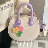 UAKISS  -  Kawaii Summer Crossbody Bag for Women Korea Cute Sweet Handbags Student Party 2022 Fashion Cream Coin Purse Bolso Mujer