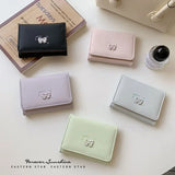 UAKISS  -  1 Piece Sweet Korean Fashion Bow Purses Wallet for Girl Student Cute Simplicity Bow ID Card Coin Purses Women Travel Wallet