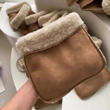 UAKISS  -  Japanese Women Fluffy Fashion Shoulder Bag Casual All Match Trendy Mini Cellphone Bags Vintage Y2k Aesthetic Handbags Crossbody