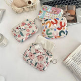 UAKISS  -  1 Piece Cute Cartoon Kpop Photocard Bag Sweet Floral Animal Student Coin Purse Portable ID Bank Business Card Wallet Storage Bag