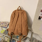 UAKISS  -  Washed Canvas Backpack New High School Student Backpacks