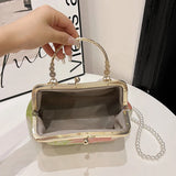 UAKISS  -  Embroidery Chinese Style Crossbody Bag Designer Small 2024 Handbag Lady Beaded Evening Party Lady Shoulder Bags