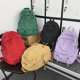 UAKISS  -   New Vintage Canvas Backpack Schoolbag for Teenage Girls Boys Mochila Woman Man Rucksack High Quality