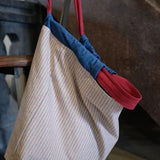 UAKISS  -  New Tote Stripe Versatile Retro Commuter One Shoulder Crossbody Bag with Large Capacity Canvas Bag