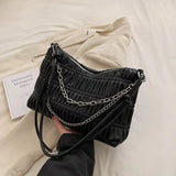 UAKISS  -  Luxury Design Elegant Office Lady Bags for Women Trend Simple All Match Shoulder Crossbody Bag Fashion Sweet Chain Handbags Y2k