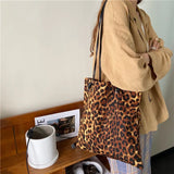 UAKISS  -  Animal Print Leopard Bag Women Ladies Bags Brand Large Capacity Shoulder Clutch Hobos Handbags Dumpling Tote Fashion Women's Bag