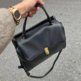 UAKISS  -  Fashion Personality Solid Top-Handle Bag 2024 All Match Office Lady Women's Handbags Y2k Trendy Japanese Shoulder Crossbody Bags