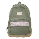 UAKISS  -  Washed Canvas Backpack New High School Student Backpacks