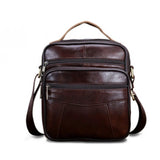 UAKISS  -  New Vintage MEN'S cow leather shoulder bag male crossbody casual bag for men