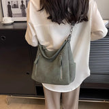 UAKISS  -  2024 High-capacity All Match Y2k Aesthetic Tote Bags Elegant Luxury Design Frosted Shoulder Crossbody Bag Casual  Handbag Women