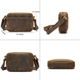 UAKISS  -  New Men's Cow Leather Shoulder Bag Sports Casual Male Crossbody Bag