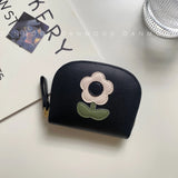 UAKISS  -  1 Piece Cute Japanese Floral Card Holder Bag Women Sweet Cartoon Flower ID Bank Card Storage Bag Portable Coin Wallet for Girl