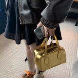 UAKISS  -  Golden  Woman Bag Shoulder Fashion Trend PU Girl Lady Bags Handbag Cosmetic Case Purses Tote Women's Hand Bag for Women