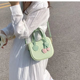 UAKISS  -  Winter Cute Shoulder Bag Teengae Girls Japanese Candy Color Kawaii PU Hand Bag Cartoon Print Sweet Crossbody Bag  Bolso Сумка