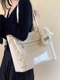 UAKISS  -  Japanese White Transparent Lolita Women Shoulder Handbag All Match Handbag Itabag Designer Bag