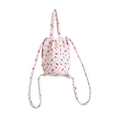 UAKISS  -  Sweet Floral Ladies Quilted Bucket Bag Casual Female Backpack Drawstring Shoulder Bags Simple Soft Fabric Women's Purse Handbags