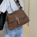 UAKISS  -  2024 New Fashion Women All Match Underarm Bag Y2k Aesthetic Streetwear Trendy Handbags Casual Simple Solid Shoulder Bags Female