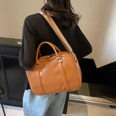 UAKISS  -  PU Leather Crossbody Bags for Women 2025 Y2K Ladies Shoulder Bag Females Simple Solid Color Handbags and Purses