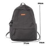 UAKISS  -  New Female Male Backpack Fashion Canvas Backpacks Woman Students Bags Teenage Girls Men School Bag Youth Women Rucksack Mochila