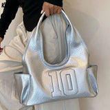 UAKISS  -  Fashion Luxury Design Women Casual Handbags Y2k Aesthetic All Match Ins Shoulder Bags Korean Vintage Simple Underarm Bag Trendy