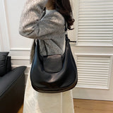 UAKISS  -  Design Retro PU Leahter Shoulder Bags for Women 2024 Winter Fashion Designer Female Hobo Bag Handbags and Purses