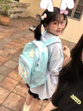 UAKISS  -  Y2k Cute All Match School Backpack for College Students Korean Star Patchwork Aesthetic Girl Backpack High-capacity Travel Bag