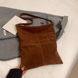 UAKISS  -  Big PU Leather Underarm Bags Lady Vintage Hobo Shoulder Bag for Women 2024 Winter New Y2K Korean Fashion Handbags