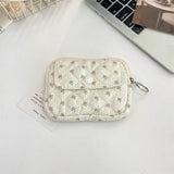 UAKISS  -  1 Piece Cute Cartoon Kpop Photocard Bag Sweet Floral Animal Student Coin Purse Portable ID Bank Business Card Wallet Storage Bag