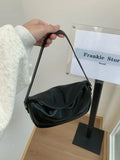 UAKISS  -  Fashion Women Small Shoulder Bag Simple  Solid Designer Luxury Female Crossbody Bag High Quality PU Leather Handbags