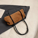 UAKISS  -  Small Faux Suede Underarm Bags for Women 2024 Winter Y2K New Luxury Crossbody Shoulder Bag Fashion Handbags and Purses