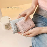 UAKISS  -  Ins Korean Fashion Rabbit Wallet for Girl for Student Simplicity Cartoon Bunny Purse Wallet Portable ID Photocard Card Purse